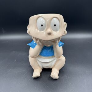 Vintage Rare Rugrats "Tommy Pickles With His Hat" Cookie Jar 1996 Missing Hat